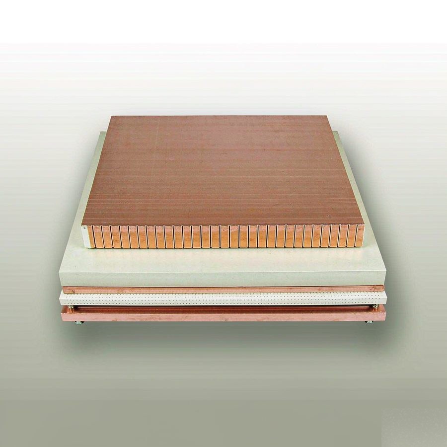 Stack of PCB substrate laminates and copper-clad panels