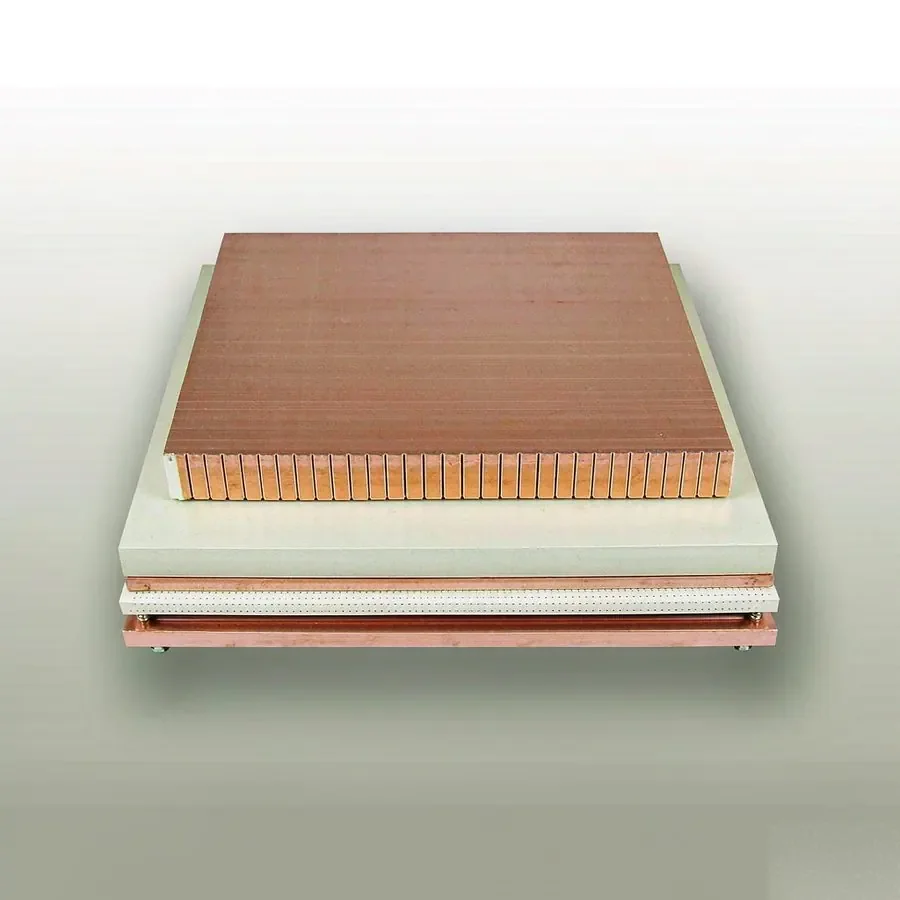 Stack of PCB substrate laminates and copper-clad panels